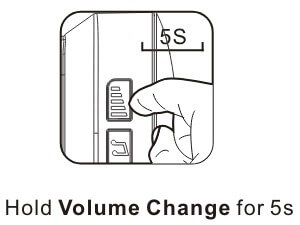 SS135 Hold Volume Change